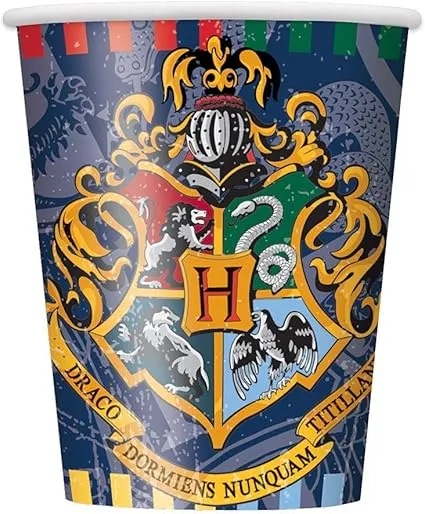 Disposable Paper Cups - 9 Oz Harry Potter 8 Pcs