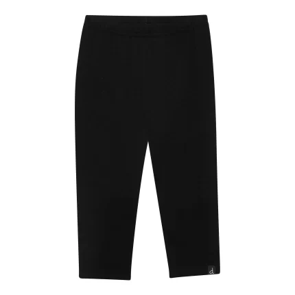 ORGANIC COTTON CAPRI LEGGING IN BLACK GIRL
