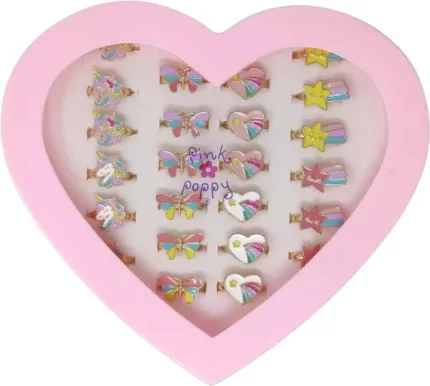 PINK POPPY UNICORN FANTASY RINGS ASST