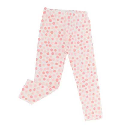 Classic Legging - Polka Dot Pink