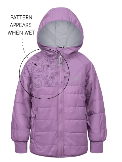 Hydracloud Puffer Jacket - Dusty Lavender | Waterproof Windproof Eco