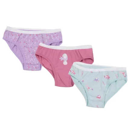 Girls' 3-pack Turquoise Panties