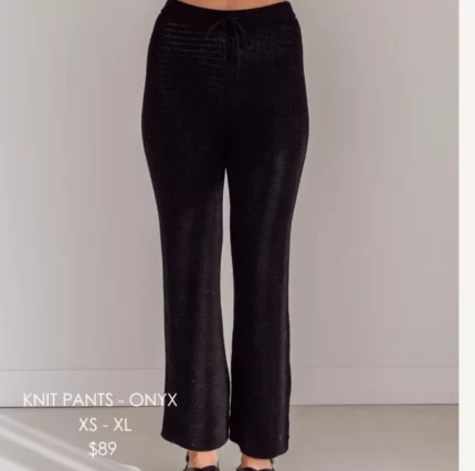 KNIT PANTS | ONYX (WOMEN'S) by Ziggy Lou
