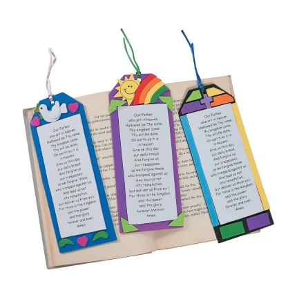 Lord'S Prayer Bookmark Craft Kit - Crafts for Kids and Fun Home Activities