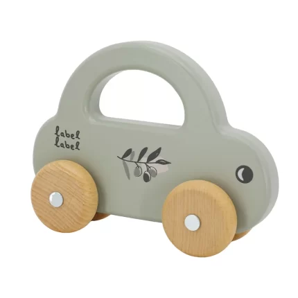 Little wooden car - Olive green