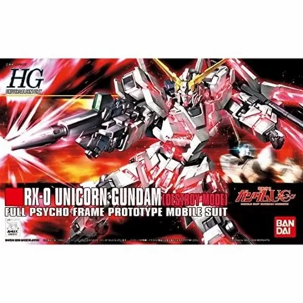 #100 Unicorn Gundam(Destroy Mode),"Gundam UC" Bandai HGUC 1/144