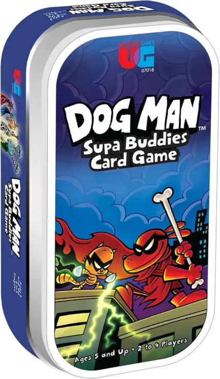 Dog Man Supa Buddies Card Game TIN