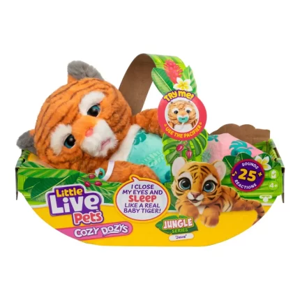 LITTLE LIVE PETS COZY DOZY S6 JUNGLE SERIES JAVA THE TIGER
