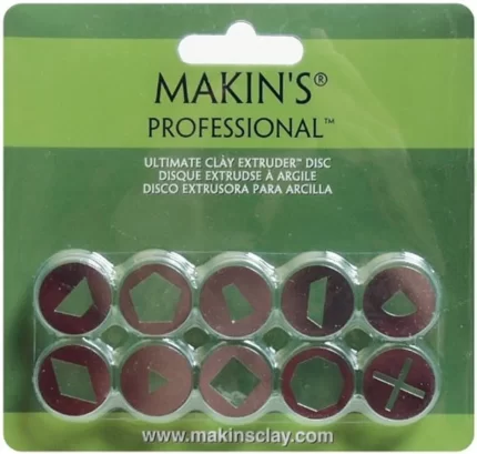 Makin's USA Professional Ultimate Clay Extruder Discs Set A 10 Per Package