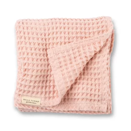 Bella Tunno - Waffle Blanket - Blush
