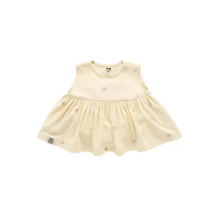 Baby Fit & Flare Dress - Cream