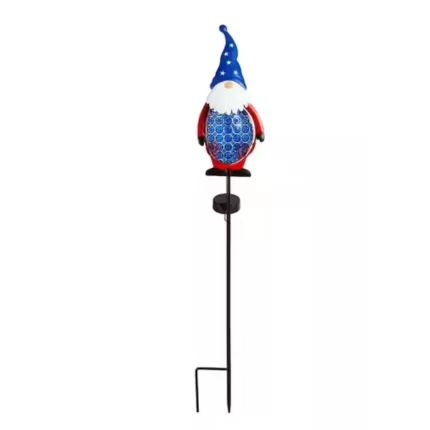 Blue Gnome Solar Garden Stake 36"