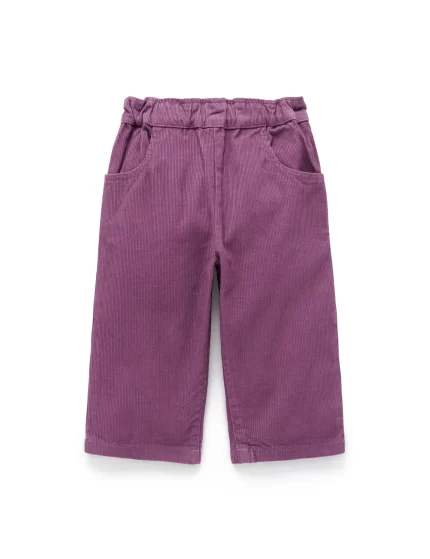 Corduroy Pull on Pants - Heather