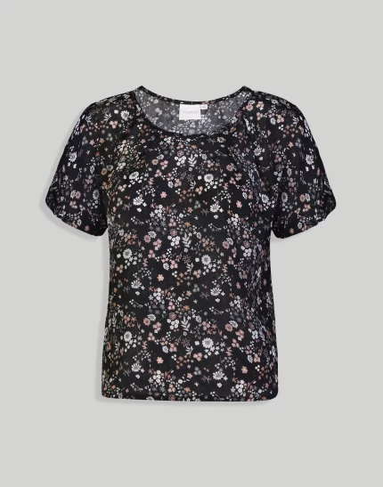 Balloon Sleeve Top - Wildflower Waltz