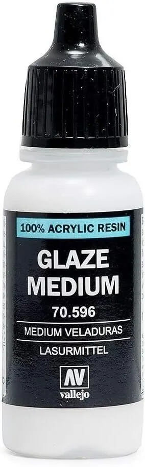 GLAZE MEDIUM Vallejo 70.596 (17 ml/0.57 oz bottle)