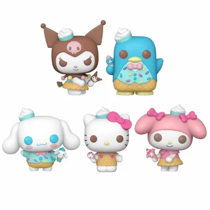 ASST POP Animation: Hello Kitty & Friends with Ice Cream Corn-Ser. 7-Set of 6-Special Offer
