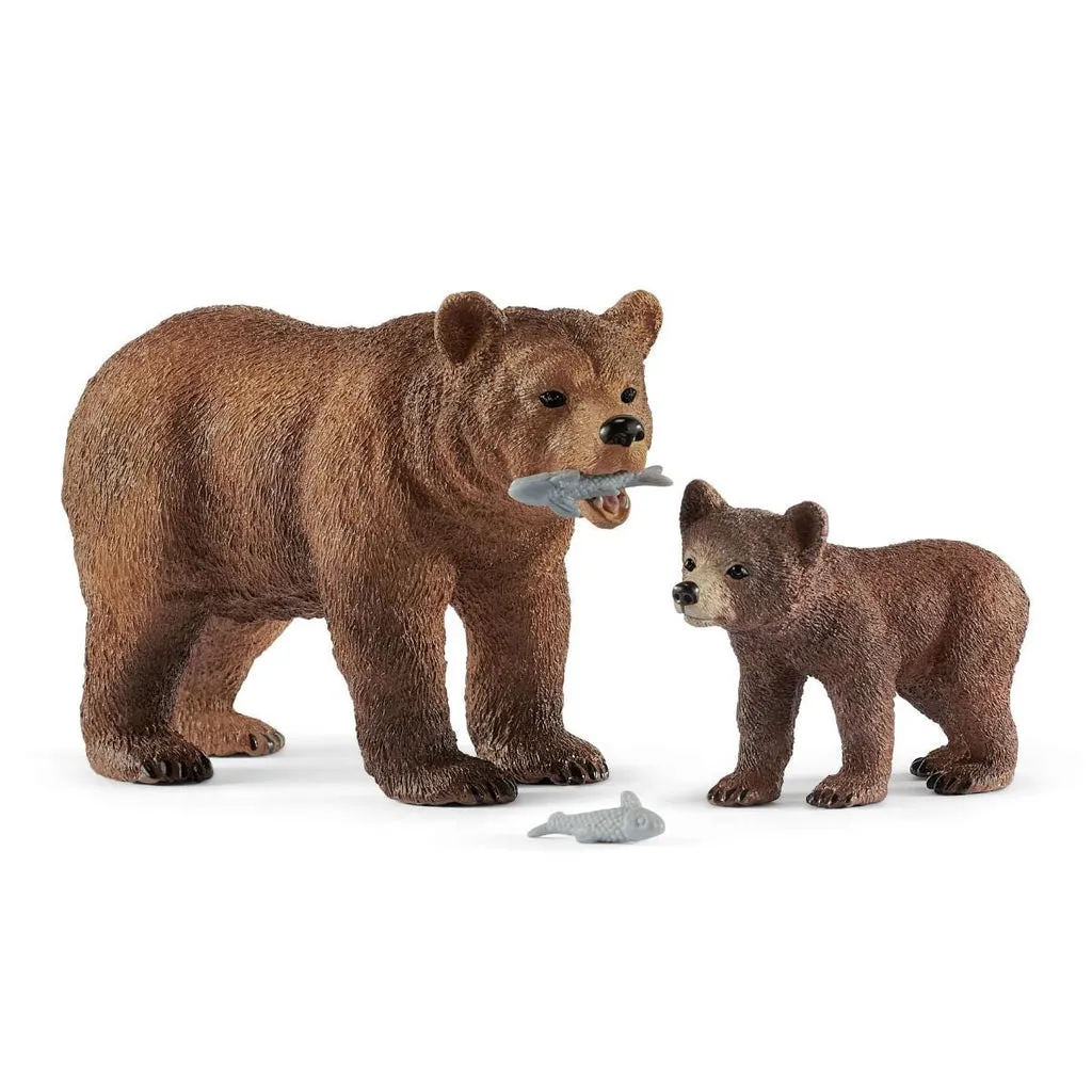 1jSchleich-Grizzly-Bear-Mother-with-Cub