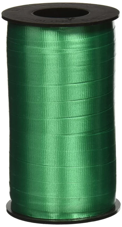 Berwick 3/8-Inch Wide by 250 Yard Spool Super Curl Crimped Splendorette Curling Ribbon Emerald