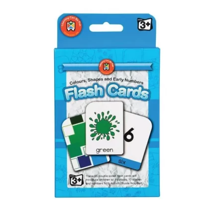 COLOURS SHAPES EARLY NUMBERS FLASHCARD