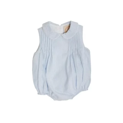 Boone Bubble Sleeveless Seersucker - Breakers Blue 2T