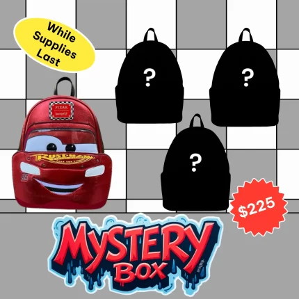 Loungefly Lightning McQueen Mystery Treasure Box (4 BAGS INCLUDED)