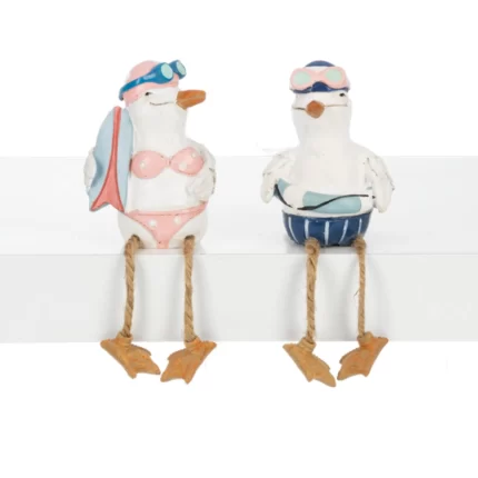 Seaside Seagull Shelf Sitter Figurine