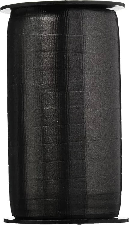 Berwick 3/8-Inch Wide by 250 Yard Spool Super Curl Crimped Splendorette Curling Ribbon Black