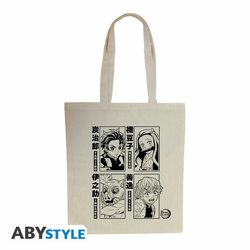 1uDEMON-SLAYER-S2-Tote-Bag-Tanjiro-Nezuko-Zenitsu-Inosuke
