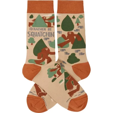 Socks: I'd Rather Be Squatchin'