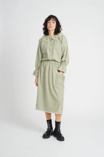 Elsa Woman Skirt - Wollen Gingham