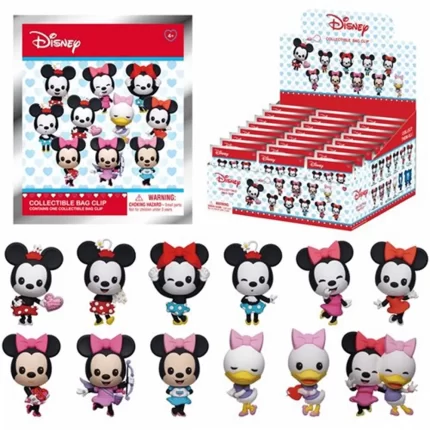 Disney Minnie Mouse 3D Foam Keyring Blind Bag Asst-24pcs PDQ