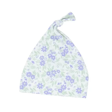 Knot Hat - Vintage Flower Purple