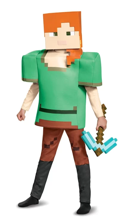 Alex Deluxe Minecraft Costume Multicolor Small (4-6)