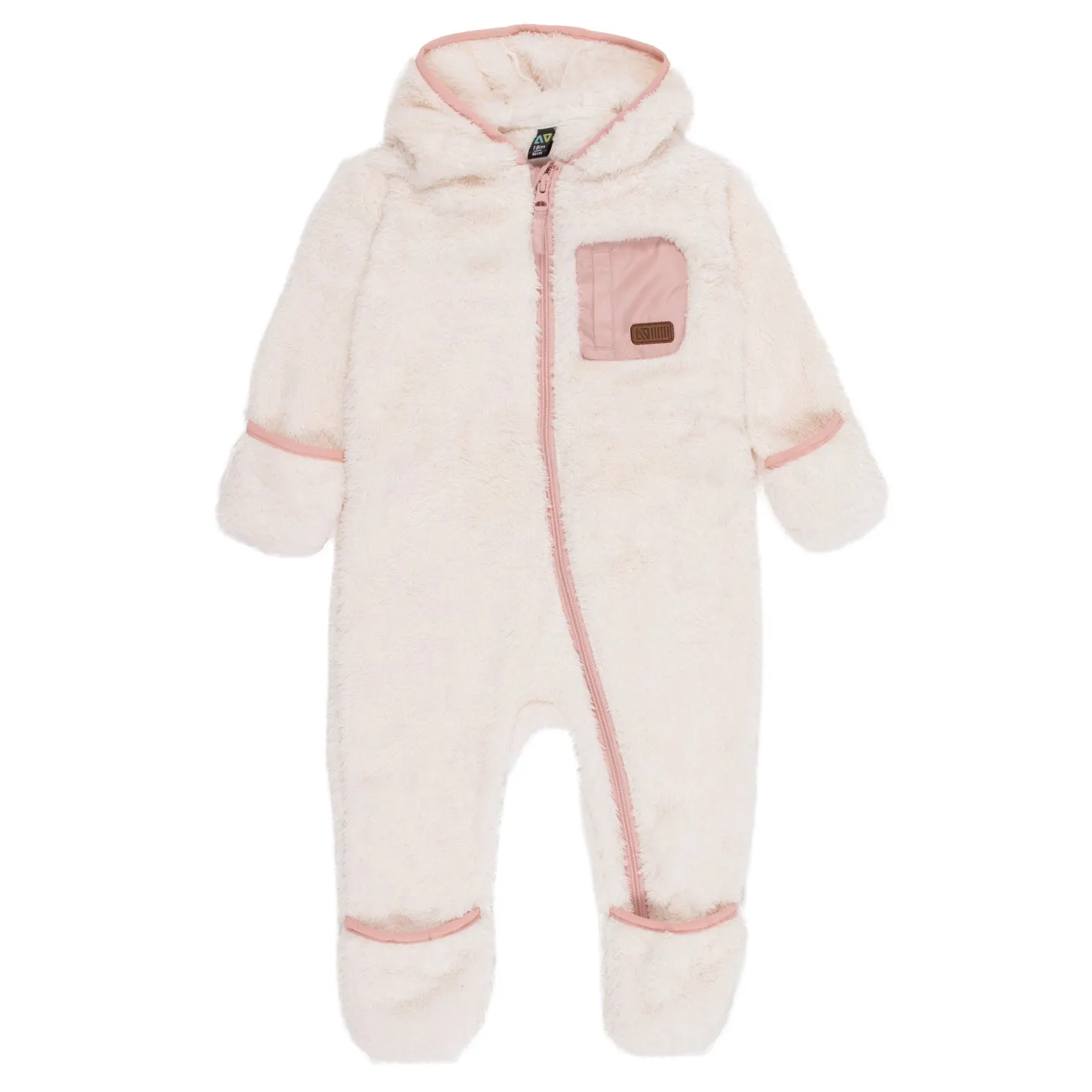2dBaby-Girls-Ivory-Hooded-Jumpsuit