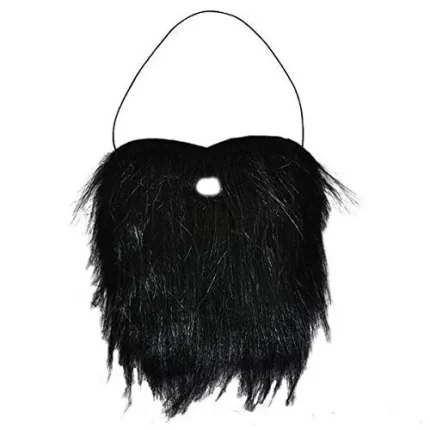 Loftus Lumberjack Mountain Man Beard & Moustache Set Black One Size