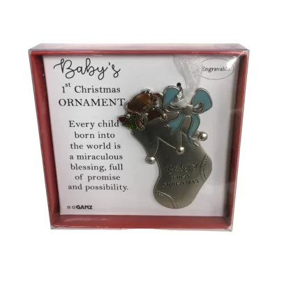 Baby's 1st Christmas Stocking Ornament