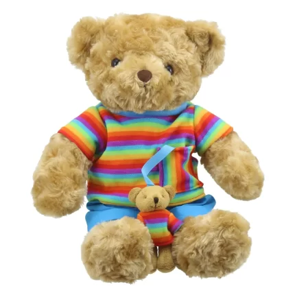 Wilberry Rainbow Bear with Baby Bear