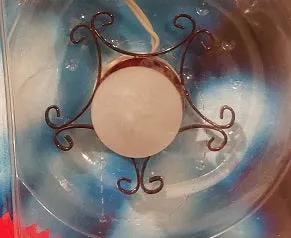 CSK057 Ornate Ceiling Light Frosted Ball