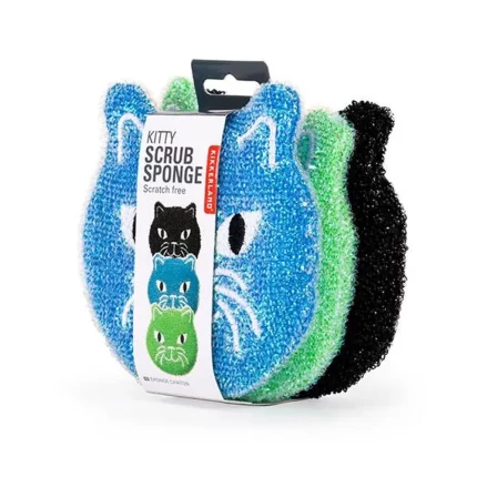 Kikkerland: Cat Sponges (Set of 3)
