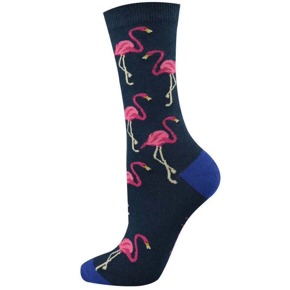 2mBamboozld-Mens-Flamingo-Bamboo-Sock