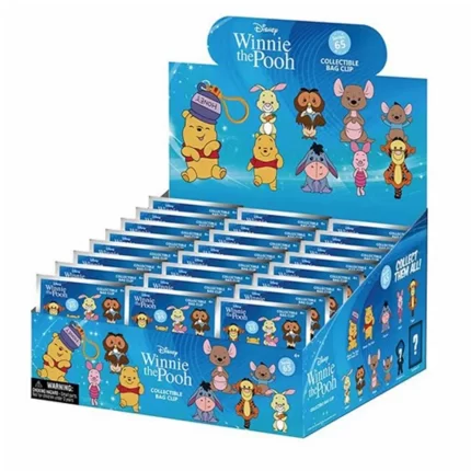 Disney Winnie The Pooh 3D Foam Keyring Blind Bag Asst-Series 65-24pcs PDQ