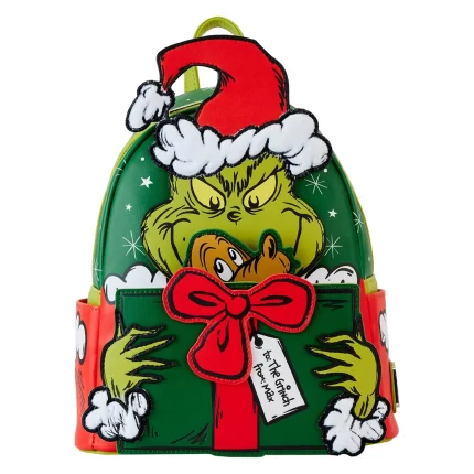Dr Seuss Grinch Santa Cosplay Mini Backpack