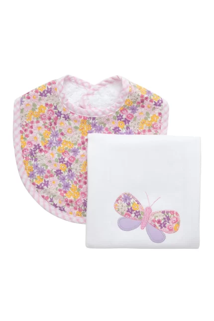 Butterfly Basic Bib & Burp Set
