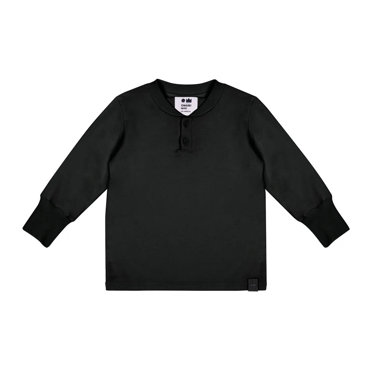 2tKids-Long-Sleeve-Jersey-Henley-Black