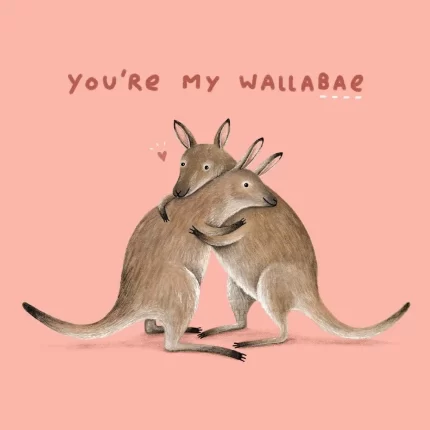 La La Land: Greeting Card Wallabae