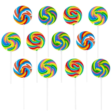 Swirl Pops - Lollipop Suckers 0.01oz (1-Pack of 12)
