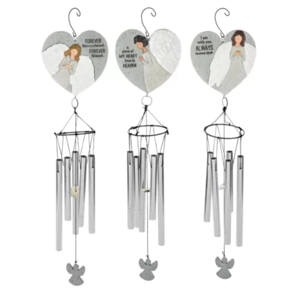 Wind Chimes Memorial Angel - assorted