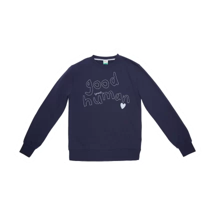 Adult Grand Good Human Sweatshirt - Blue