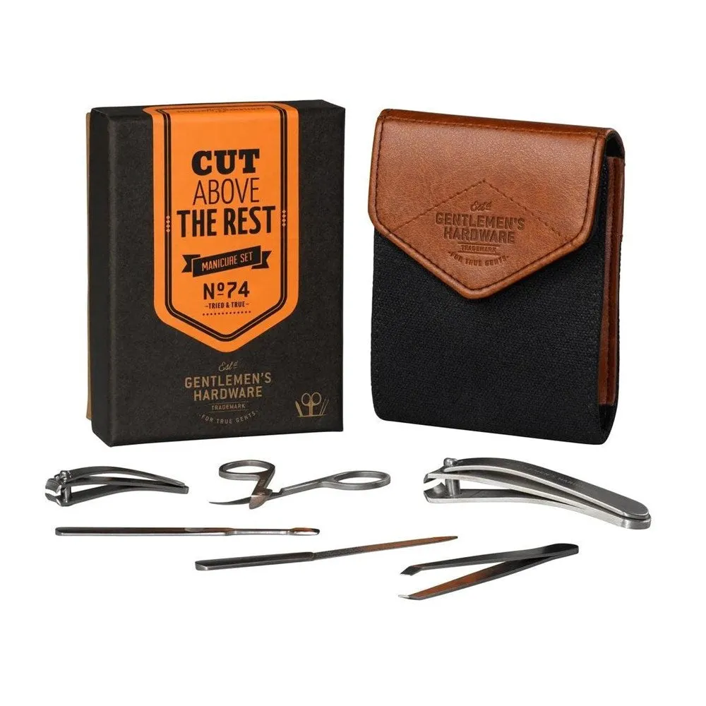 2xGentlemen-s-Hardware-Charcoal-Canvas-Manicure-Set