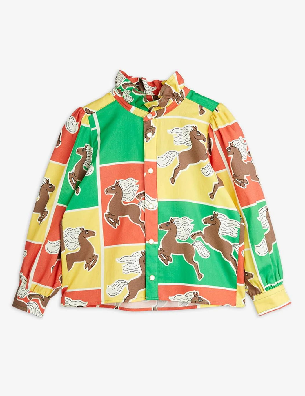 2yHorses-Woven-Frill-Blouse-Multi